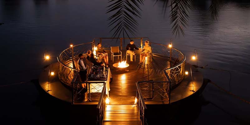 Private bush dinner in Tanzania